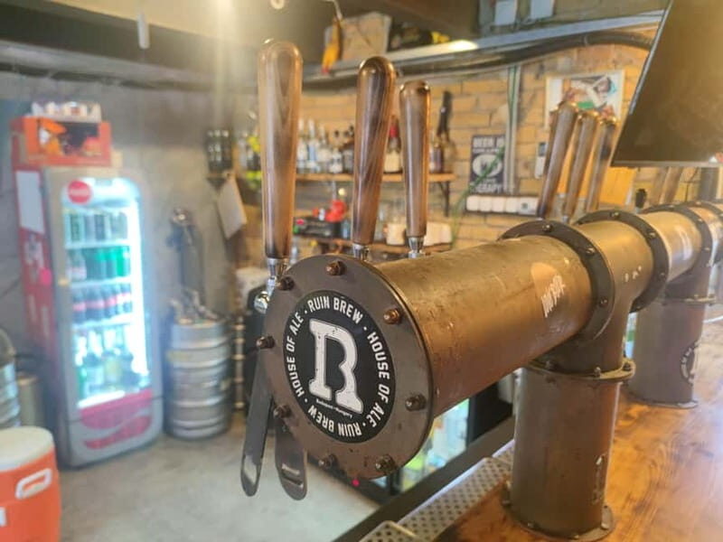 Budapest: 9-tier Hungarian & Craft Beer Tasting w/ snacks - Ruin Brew in Budapest’s Jewish Quarter: where the tasting starts