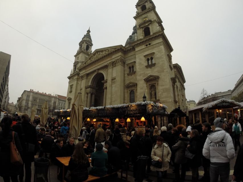 Budapest Christmas Walking Tour w Entry to Basilica - Fashion Street to Vörösmarty Square: Chimney Cake and Mulled Wine