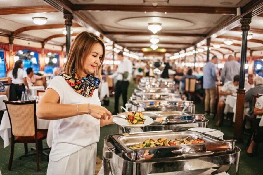 Budapest: Dinner Cruise with Live Music and Folk Dance Show - Drinks on Board: Welcome Drink Included, Extras Are Extra