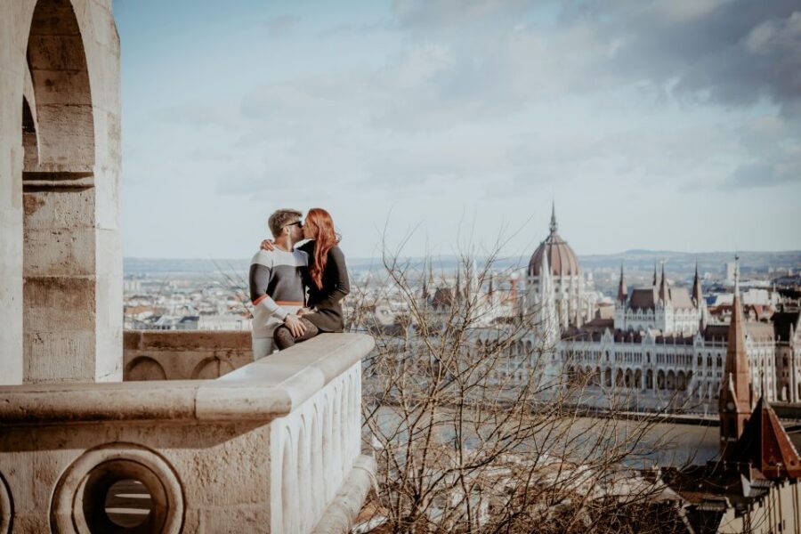 Budapest: Proposal Photos at enchanting Fisherman's Bastion - Attila’s role: making you feel comfortable without killing the romance